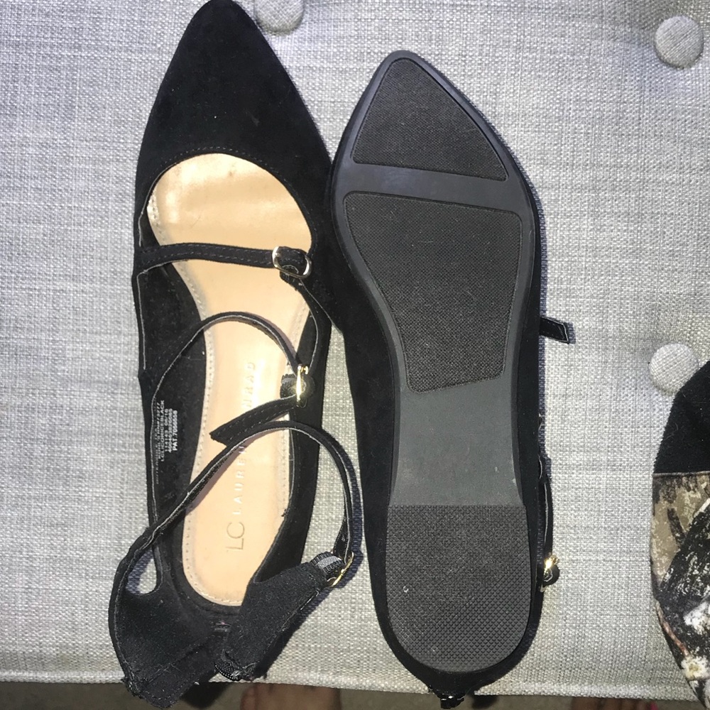 Lauren Conrad flats with straps